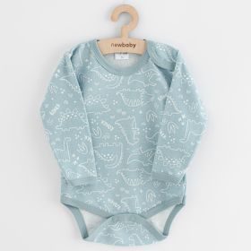 Kojenecké body New Baby Classic II dino mátový Zelená | 80 (9-12m), 86 (12-18m)