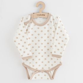 Kojenecké body New Baby Classic II hvězdy béžové | 80 (9-12m)
