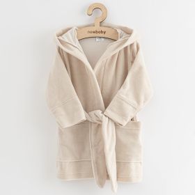 Dětský froté župan New Baby Comfortably beige Béžová