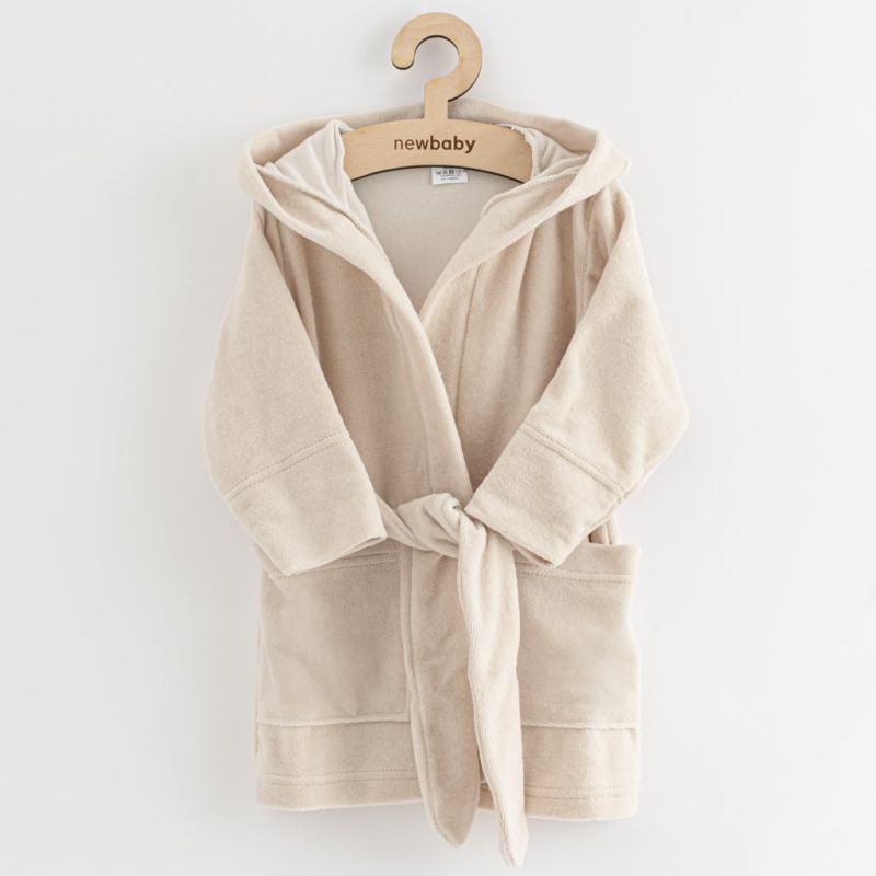Dětský froté župan New Baby Comfortably beige Béžová