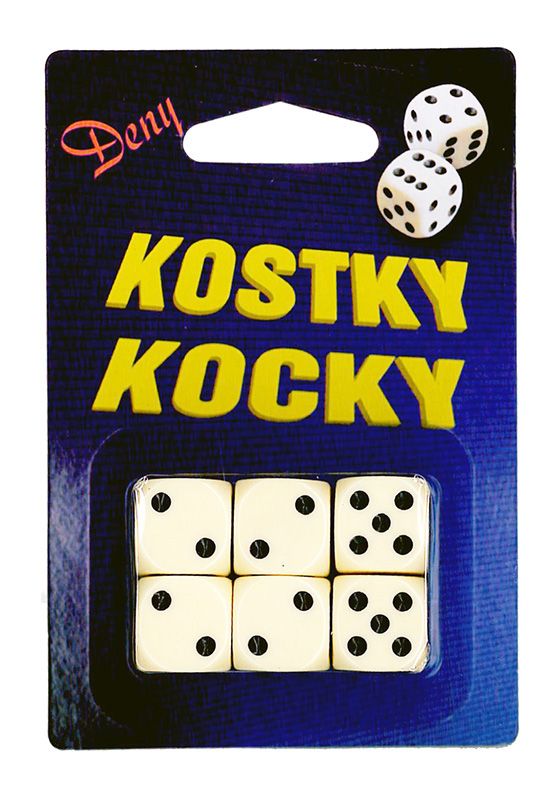 Hrací kostky v krabičce RAPPA