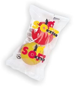 Míček soft barevný 2 ks v sáčku 7 cm MONDO