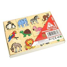 Dřevěné pexeso ZOO Detoa