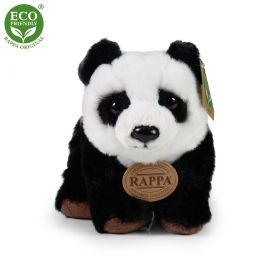 Plyšová panda sedící nebo stojící 22 cm ECO-FRIENDLY RAPPA