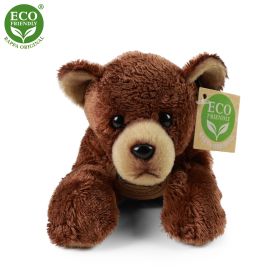 Plyšový medvěd ležící 18 cm ECO-FRIENDLY RAPPA