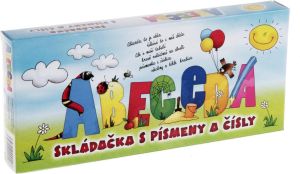 Skládačka s písmeny a čísly ABECEDA RAPPA