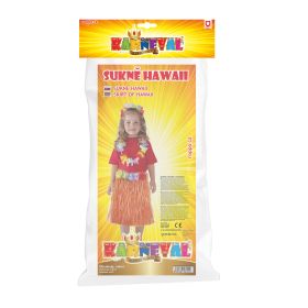 Sukně Havaj dětská 45 cm oranžová RAPPA