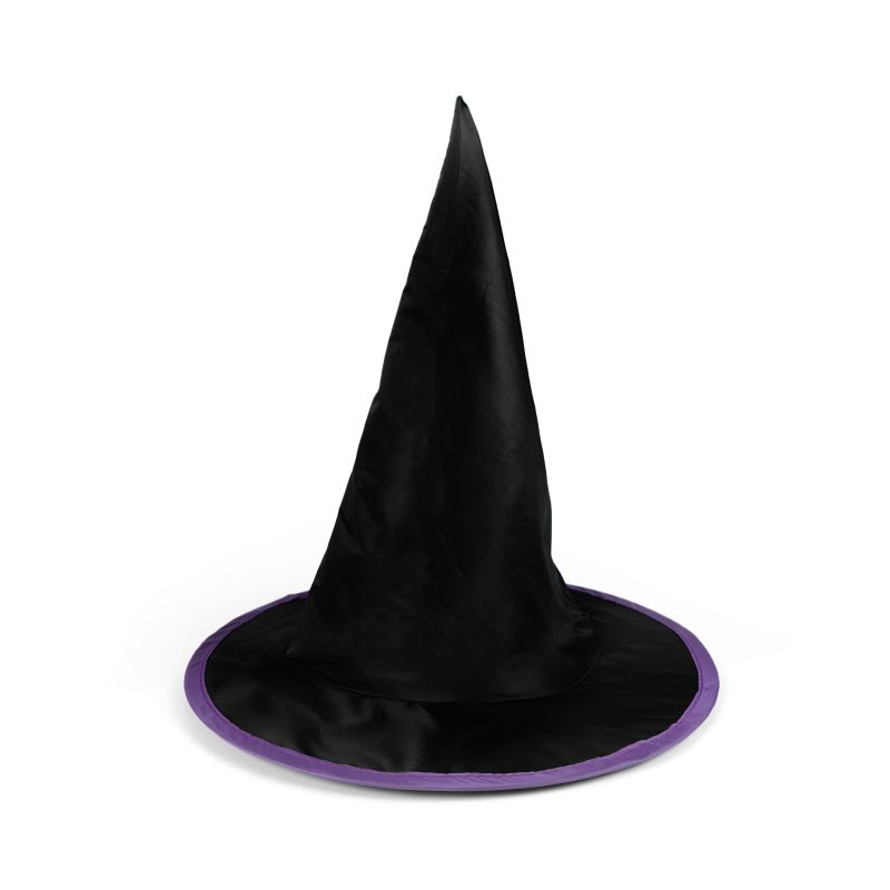 Dětský klobouk černo-fialový čarodějnice/Halloween RAPPA