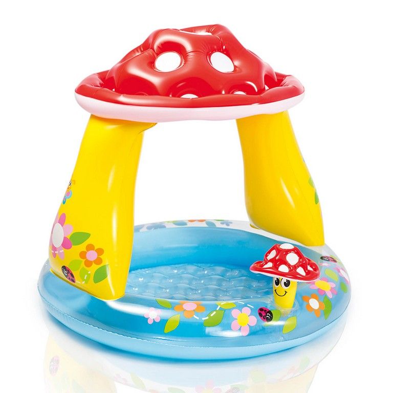 Nafukovací bazén se střechou muchomůrka 102 x 89 cm Intex