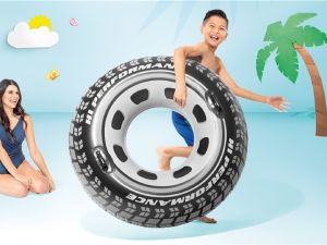 Nafukovací kruh pneumatika 114 cm Intex