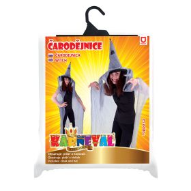 Plášť čarodějnický s kloboukem pro dospělé RAPPA