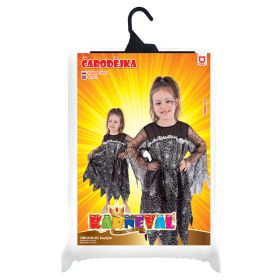 Dětský kostým čarodějnice s pavučinou (S) RAPPA