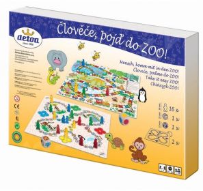 Hra Člověče pojď do ZOO Detoa
