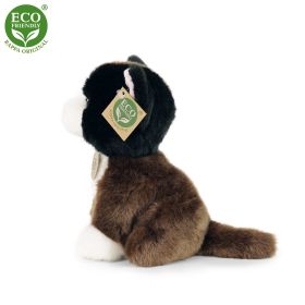 Plyšová kočka sedící 18 cm ECO-FRIENDLY RAPPA