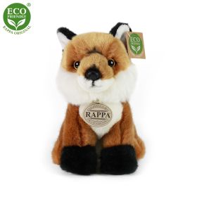 Plyšová liška sedící 18 cm ECO-FRIENDLY RAPPA