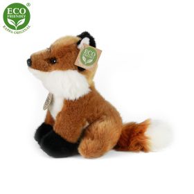 Plyšová liška sedící 18 cm ECO-FRIENDLY RAPPA
