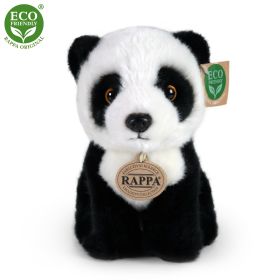 Plyšová panda sedící 18 cm ECO-FRIENDLY RAPPA