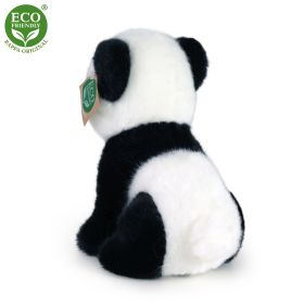 Plyšová panda sedící 18 cm ECO-FRIENDLY RAPPA