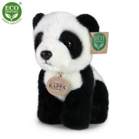 Plyšová panda sedící 18 cm ECO-FRIENDLY
