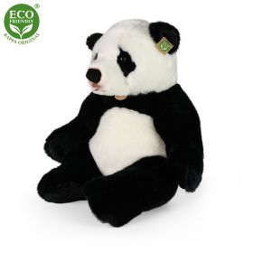 Plyšová panda sedící 46 cm ECO-FRIENDLY