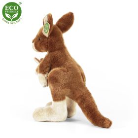 Plyšový klokan s mládětem 27 cm ECO-FRIENDLY RAPPA