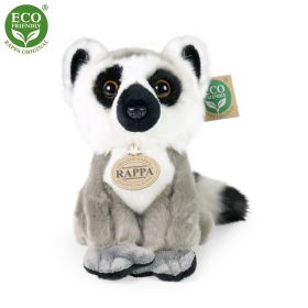 Plyšový lemur sedící 18 cm ECO-FRIENDLY RAPPA