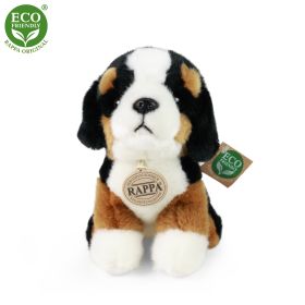 Plyšový pes bernský salašnický sedící 18 cm ECO-FRIENDLY RAPPA