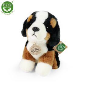 Plyšový pes bernský salašnický sedící 18 cm ECO-FRIENDLY