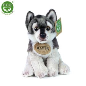 Plyšový vlk sedící 15 cm ECO-FRIENDLY RAPPA