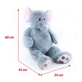 Velký plyšový slon Bimbo s visačkou 100 cm RAPPA