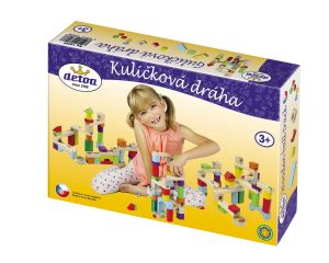 Dráha kuličková dřevěná Detoa