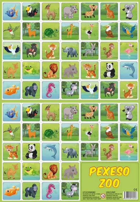 Pexeso ZOO RAPPA