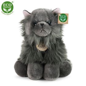 Plyšová kočka perská dlouhosrstá modrá 30 cm ECO-FRIENDLY RAPPA