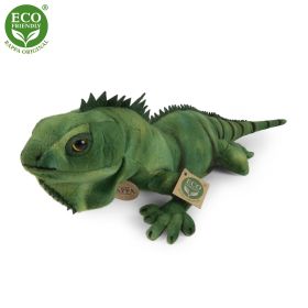 Plyšový leguán zelený 70 cm ECO-FRIENDLY