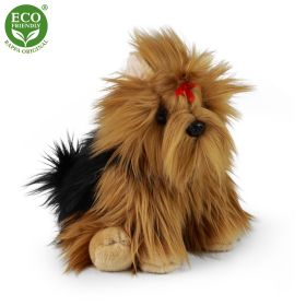 Plyšový pes jorkšír sedící 30 cm ECO-FRIENDLY RAPPA