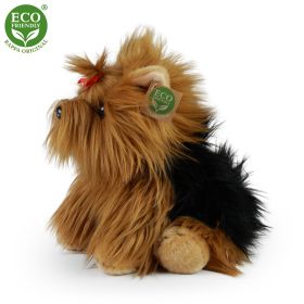 Plyšový pes jorkšír sedící 30 cm ECO-FRIENDLY RAPPA