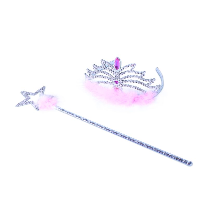 Korunka princezna s hůlkou - růžová RAPPA