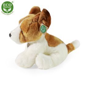 Plyšový pes jack russell teriér sedící 30 cm ECO-FRIENDLY RAPPA