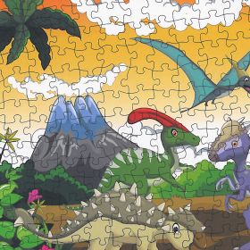 Puzzle dinosauři 208 ks 90x64 cm RAPPA