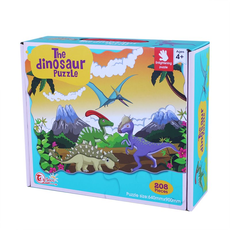Puzzle dinosauři 208 ks 90x64 cm RAPPA