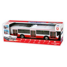 Trolejbus který hlásí zastávky česky 28 cm RAPPA