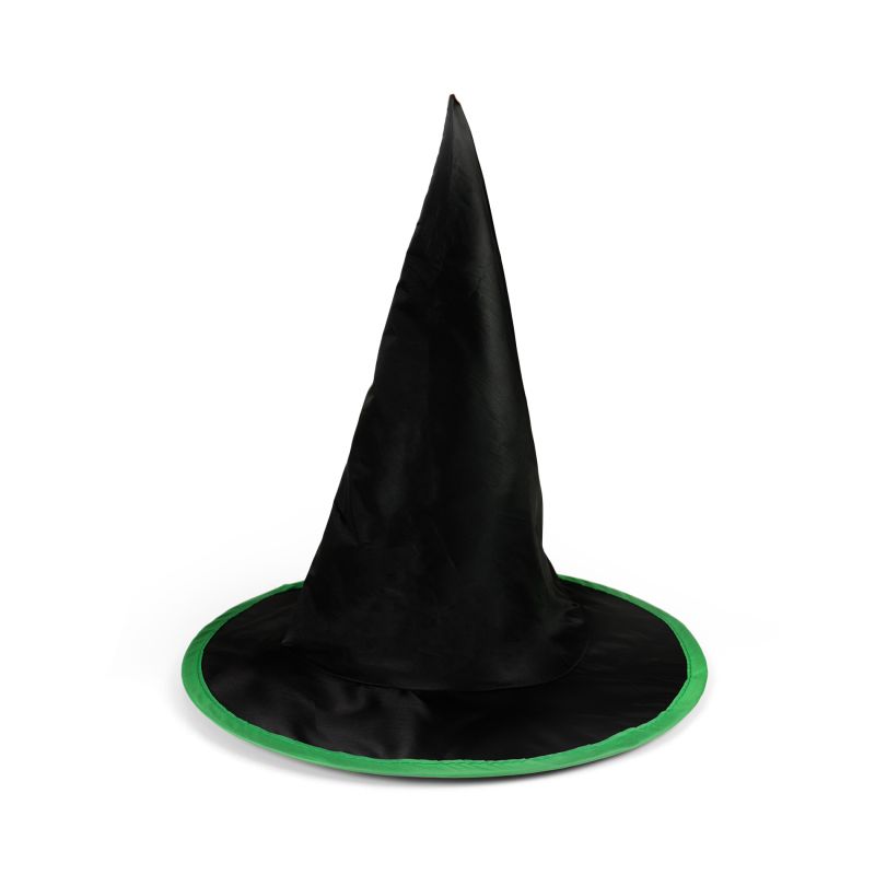 Dětský klobouk černo-zelený čarodějnice/Halloween RAPPA