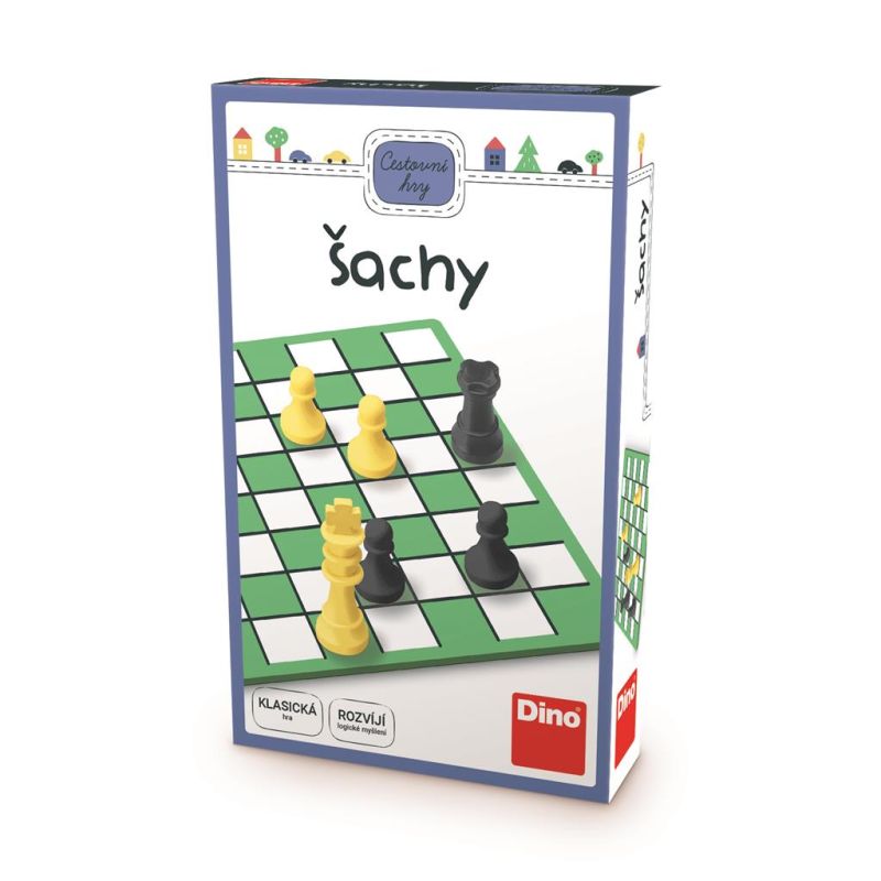 Hra cestovní Šachy DINO Toys