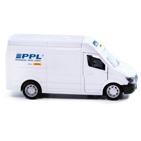 Kovové auto PPL s otevíracími dveřmi 14 cm RAPPA