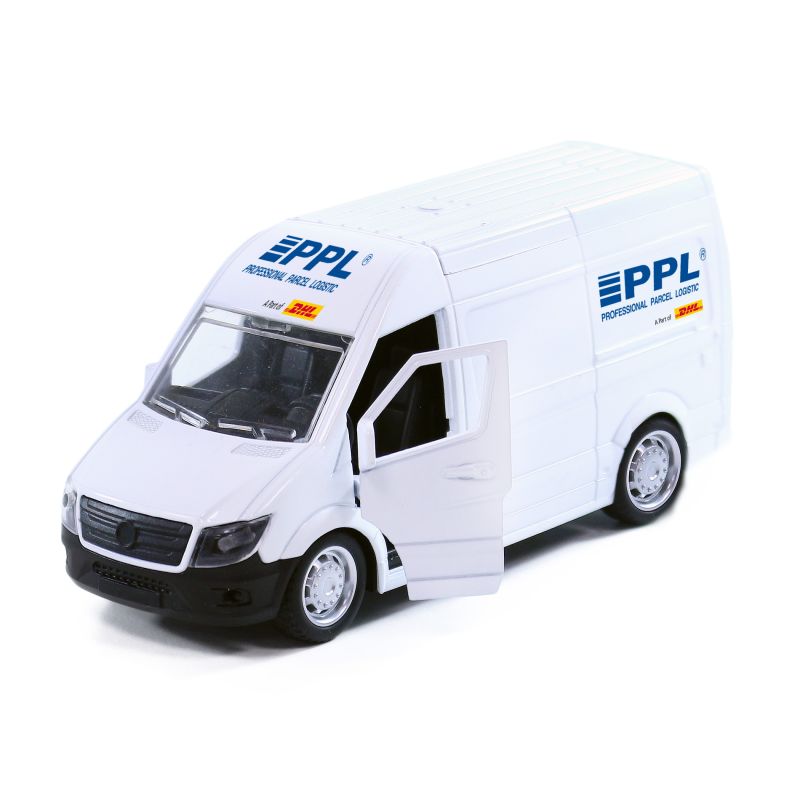Kovové auto PPL s otevíracími dveřmi 14 cm RAPPA