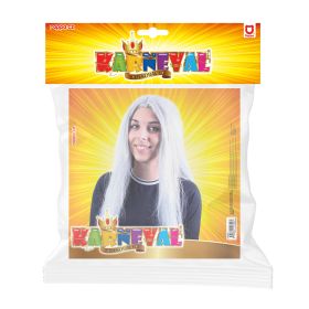 Paruka stříbrná čarodějnice pro dospělé RAPPA