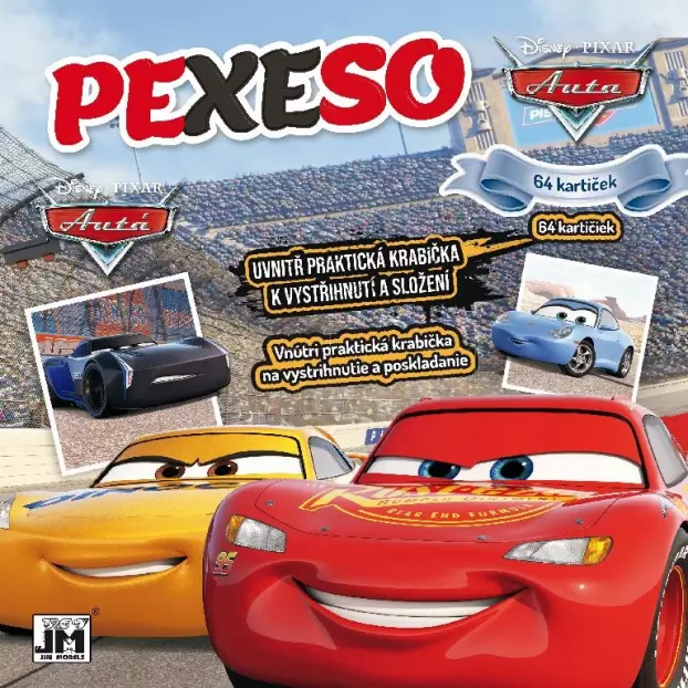 Pexeso v sešitu CARS - Auta Jiri Models