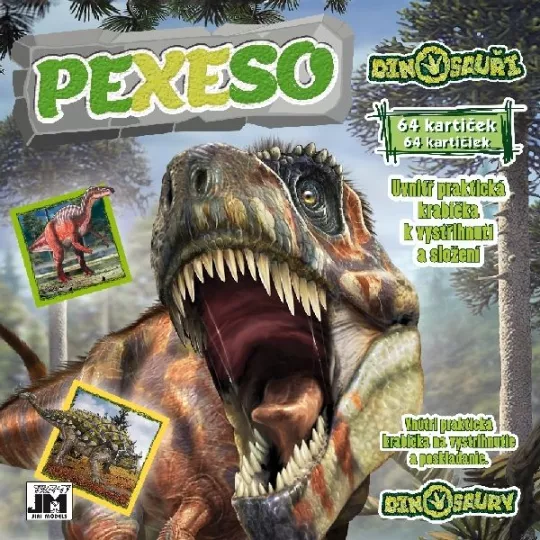 Pexeso v sešitu Dinosauři Jiri Models