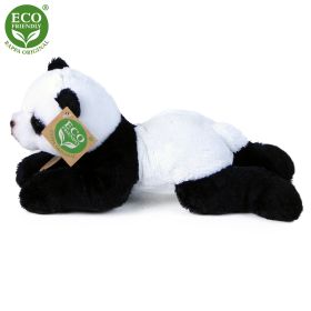 Plyšová panda ležící 18 cm ECO-FRIENDLY RAPPA