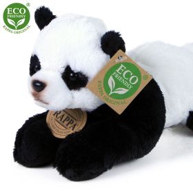 Plyšová panda ležící 18 cm ECO-FRIENDLY RAPPA
